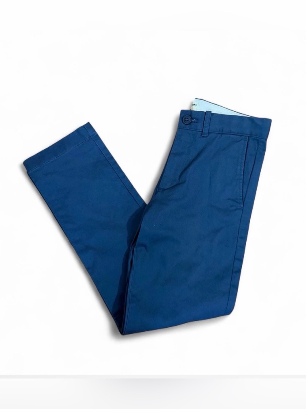 Boys Size 8 NWT J.Crew Crewcuts Blue Slim Chino Pants